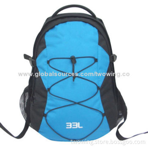 Backpack with 2 main compartment